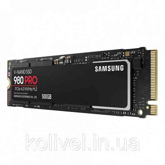 SSD 500GB Samsung 980 Pro M.2 NVMe 1.3c PCIe 4.0 4x 2280 3-bit MLC (MZ-V8P500BW#) Киев