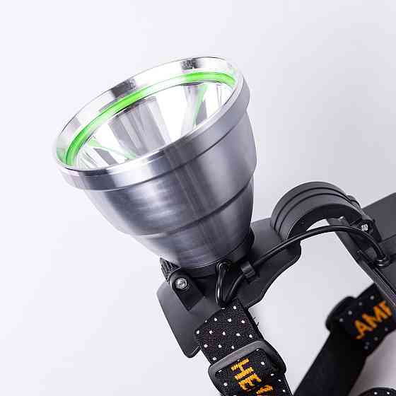 Налобний ліхтар акумуляторний зі швидкою зарядкою 16х10х13 см LED зарядка від сонячної панелі HP-JG-5 Коломыя