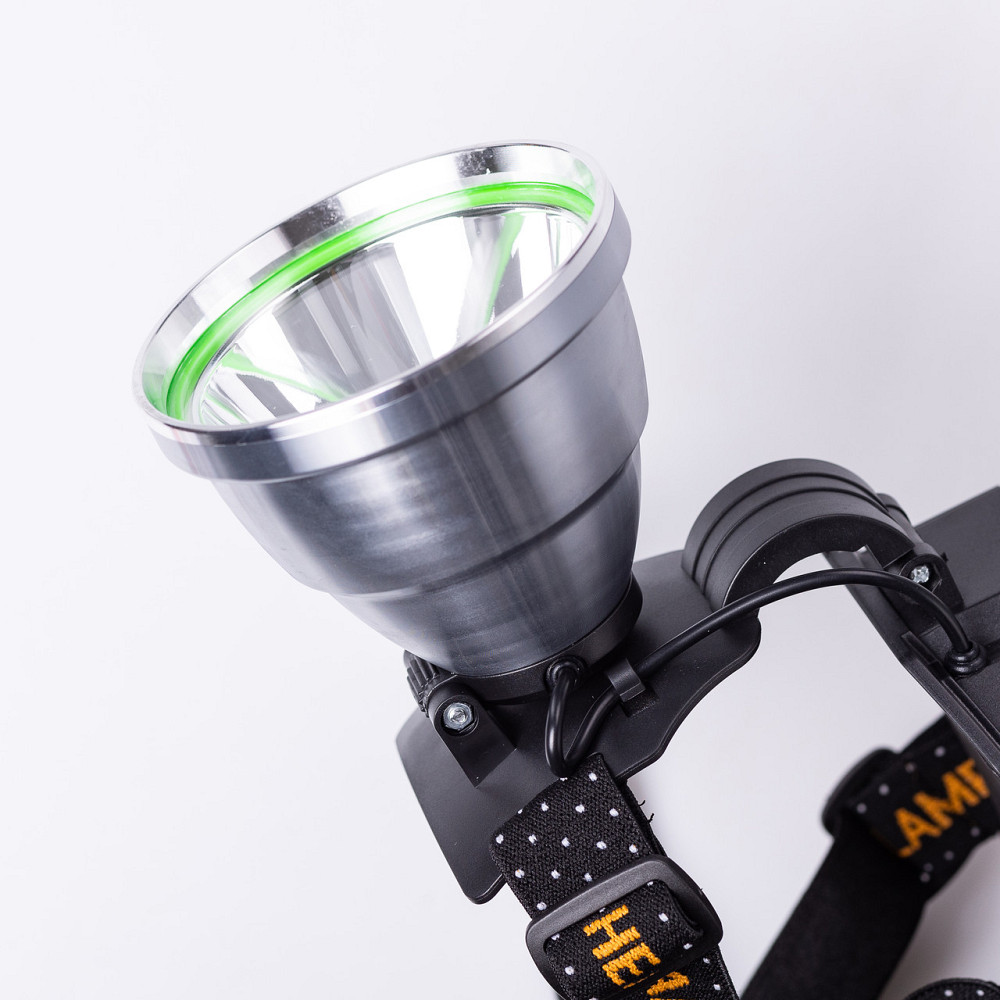 Налобний ліхтар акумуляторний зі швидкою зарядкою 16х10х13 см LED зарядка від сонячної панелі HP-JG-5 Коломыя - изображение 2