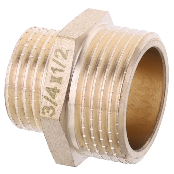 Ніпель редукційний 1/2 "х3 / 4" Koer KF.N0608.WN без нікелю (KR2995) Київ