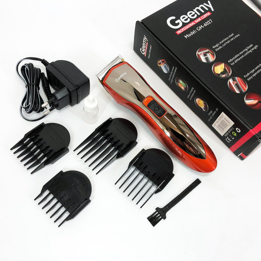 Стильна машинка для стрижки Pro, Електрична машинка для стрижки з насадками підстригання JS-32 Львів - фото 1