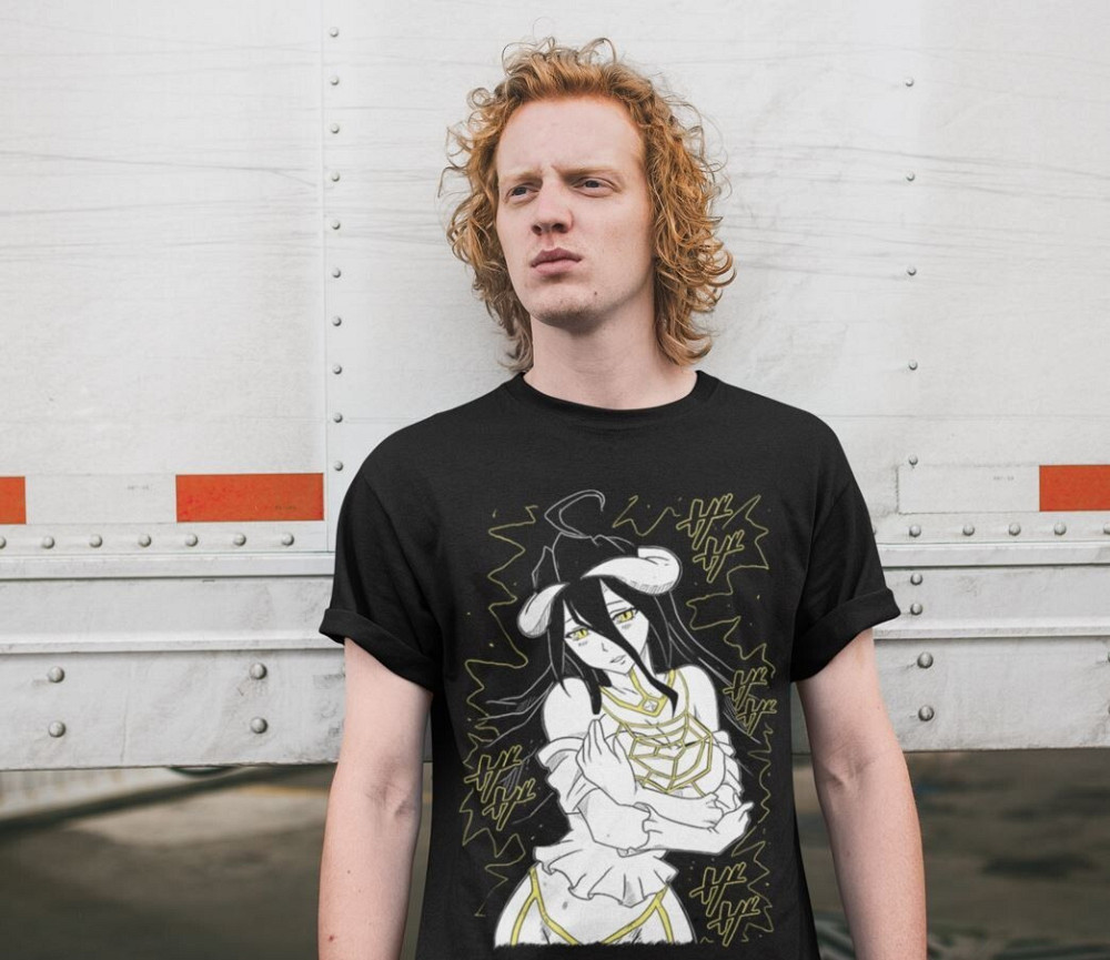 Футболка для хлопчика з аніме принтом Оверлорд Аінз Ооал Говн оверсайз (зріст від 165 до 180) Чорний AnimeJ1103m Дніпро - фото 2