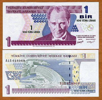 Туреччина / Turkey 1 yeni lirasi 2005 Pick 216 UNC Полтава - фото 1