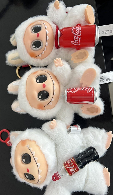 МУЗИЧНА Labubu Лабубу Кока Кола м'яка іграшка-брелок. Київ - фото 3