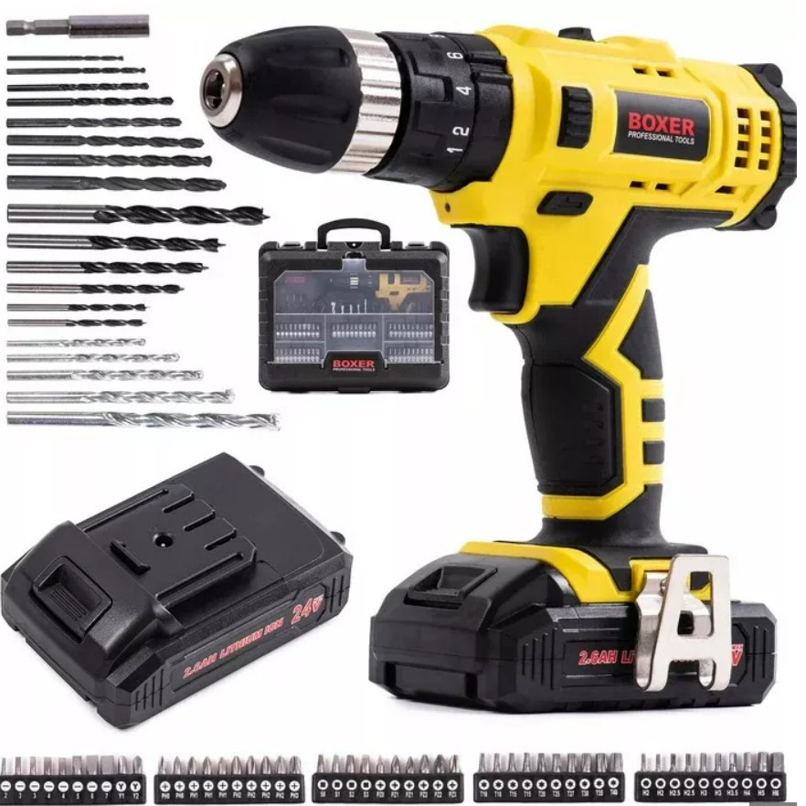 Шуруповерт с кейсом, Набор инструментов для дома, Шуруповерт аккумуляторный набор FQ-96 Ивано-Франковск - изображение 2