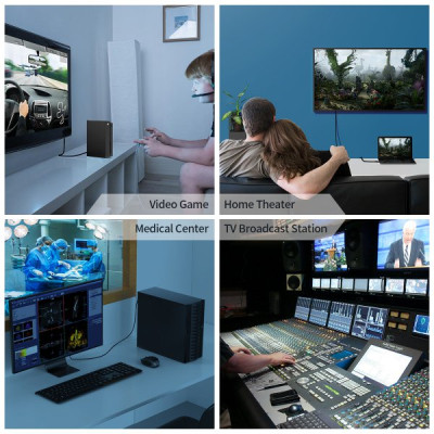 Кабель мультимедийный HDMI M to HDMI M 2.0m V2.1 8K60Hz HDR10 HLG Choetech (XHH01-BK) Винница - изображение 9