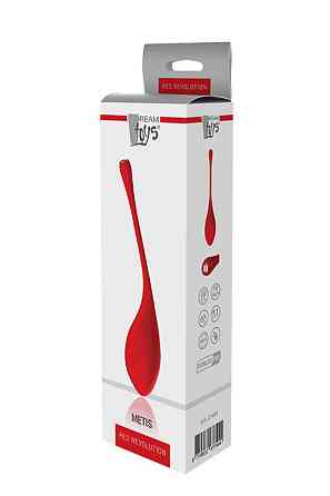 Вагинальный тренажер с пульсацией Dream toys RED REVOLUTION METIS, красный Sex Aura Киев