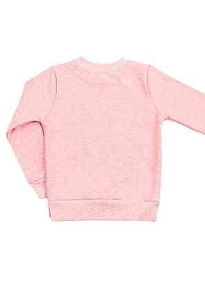 Джемпер для девочки, 100% х/б (цвет:серый, розовый) топ Крохатушка одяг Киев