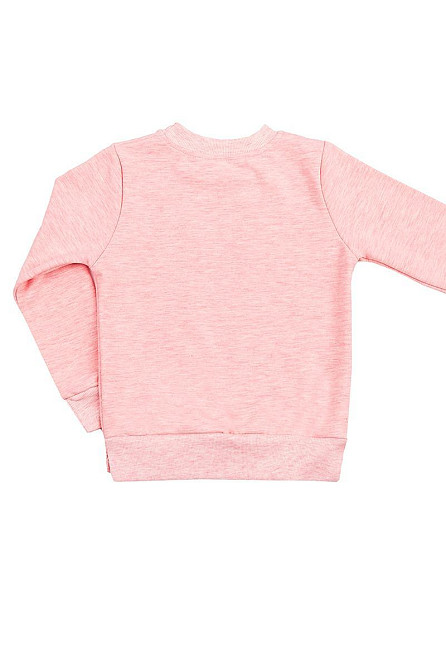 Джемпер для девочки, 100% х/б (цвет:серый, розовый) топ Крохатушка одяг Киев - изображение 5
