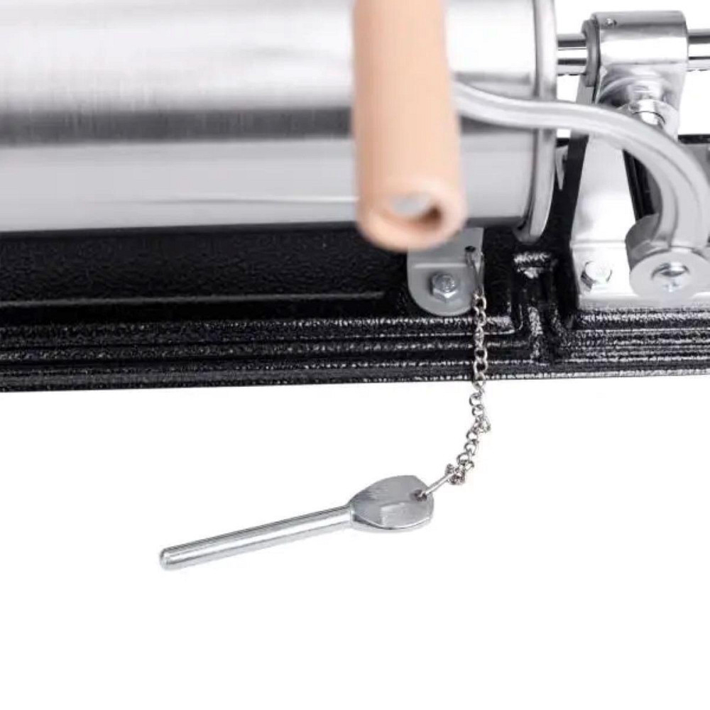 Шприц для колбасы ручной 2 л горизонтальный колбасный шприц для фарша 4 насадки 16788-3 Киев - изображение 7