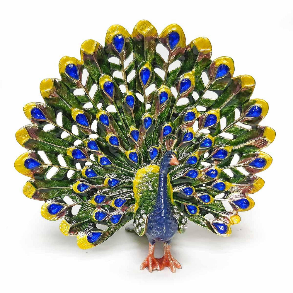 Скринька сувенірна зі стразами Павич Київ - фото 1