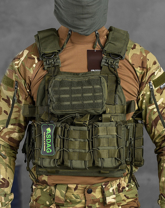 Плитоноска олива 4 скидання АСДГ asdg хакі Одеса - фото 1