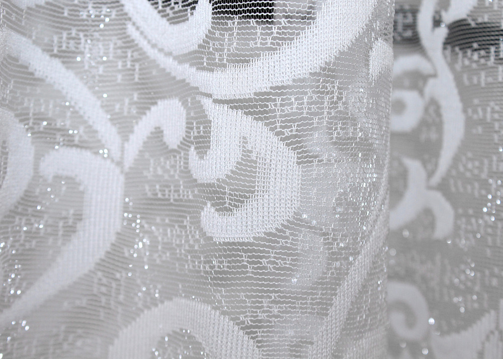 Тюль VR-Textil 693т Jak-1 Жаккард Белый 400х160 см (42-0797) Киев - изображение 5