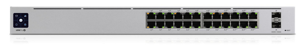 Коммутатор Ubiquiti UniFi Switch PRO 24 PoE Gen2 (USW-PRO-24-POE) (16xGE PoE+, 8хGE PoE++, 2xSFP+, L3, ( 4300 Харьков - изображение 2