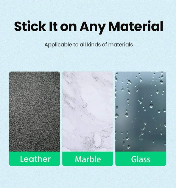 Гачки-тримачі Ugreen LP252 органайзери для ключів, кабелів, пакетів 80199 (Чорні, 4 шт) Миколаїв - фото 7