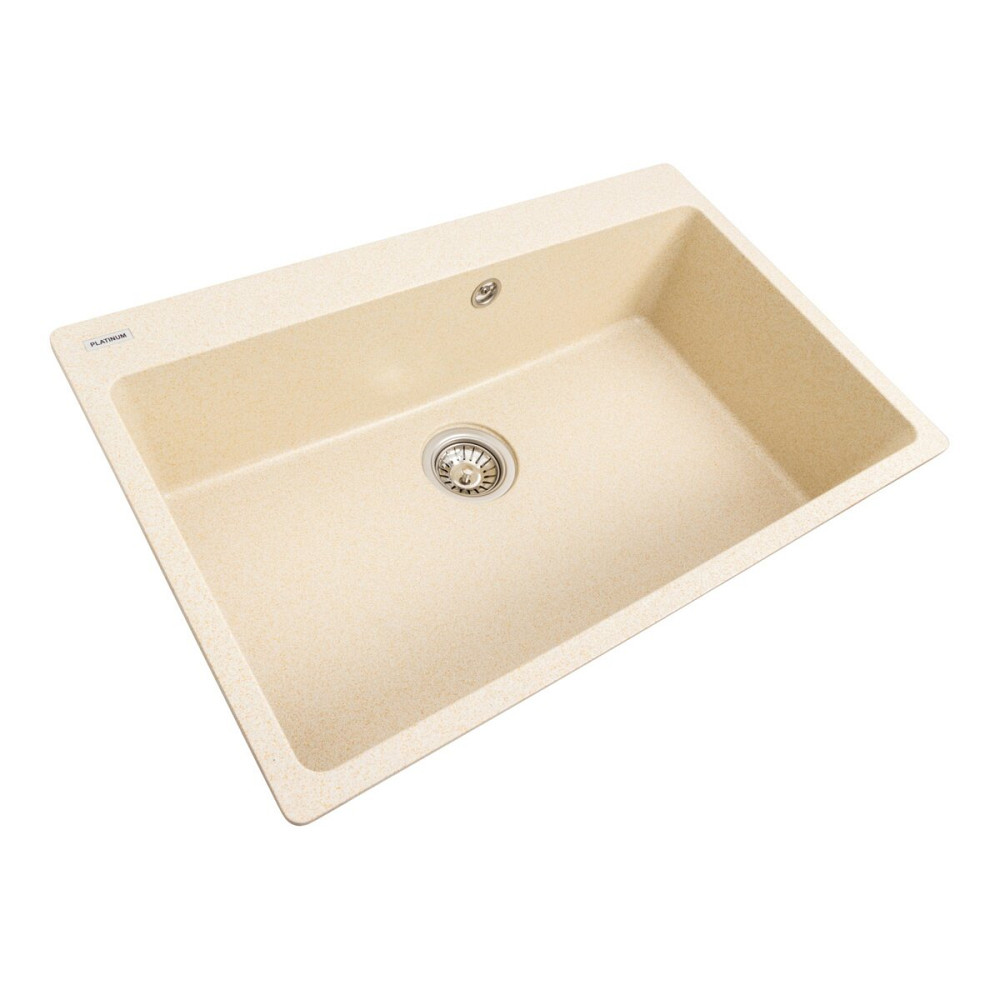 PLATINUM Гранітна мийка для кухні Platinum 7850 Bogema матова (пісок) Київ - фото 6