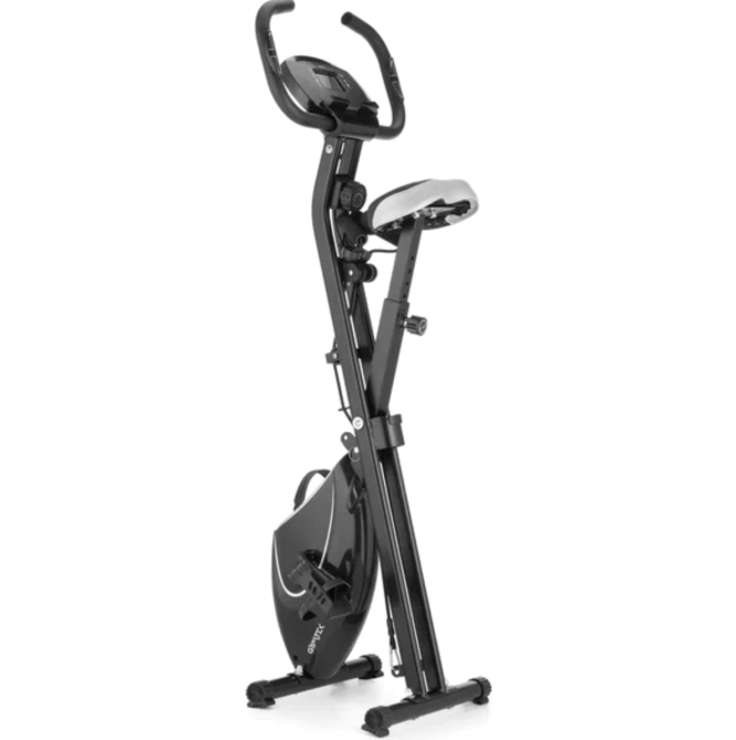 Велотренажер Gymtek FX600 магнітний складний з еспандерами срібний Київ - фото 6