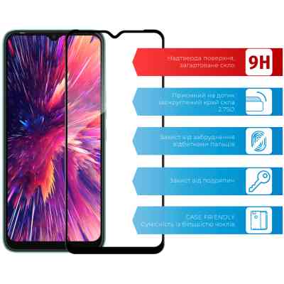 Стекло защитное ACCLAB Full Glue Tecno Spark Go 2022 (1283126542305) Винница