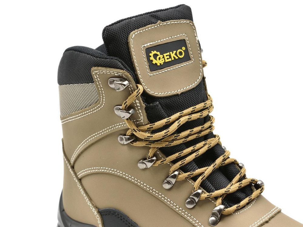Робочі Гомілкові черевики (берці, боти) "GeKo" нубукові з металевими носком і підошвою (S3 SRC) Стрий - фото 6