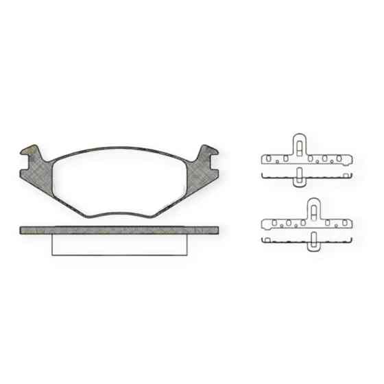 Колодки передние Volken Golf II (83-91), Passat (80-86), Polo (81-94) тормозные Мукачево