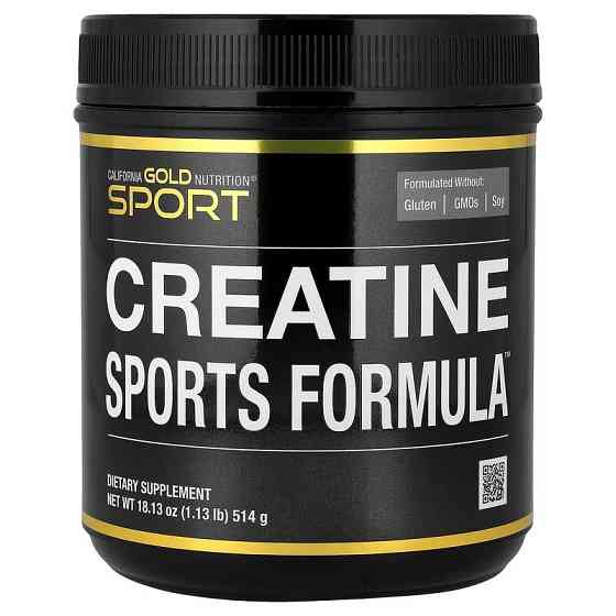 Креатин California Gold Nutrition Creatine Sports Formula™, with Amino Acid Blend, Beta-Alanine, Beet Juice & Coconut 514 g Луцк