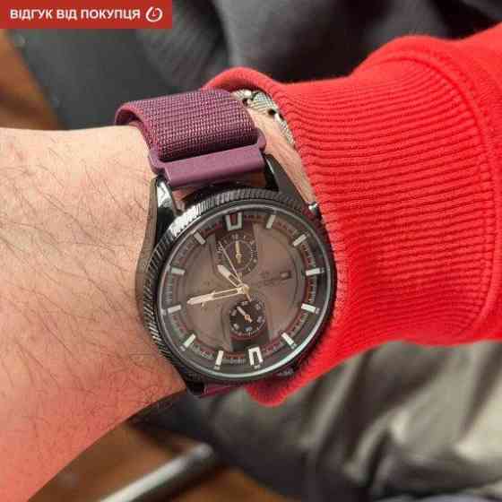 Годинник чоловічий механічний Forsining Tennesy Wine Red (2 ремінці) Вінниця