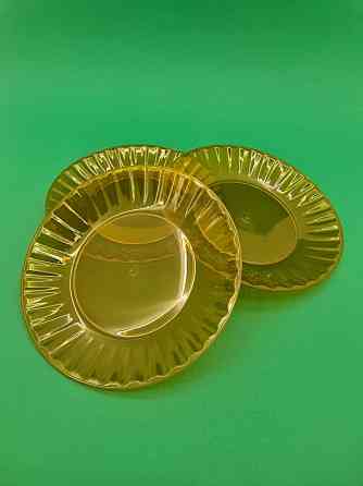 Тарілка 205 мм склоподібна, помаранчева 10 шт Харків