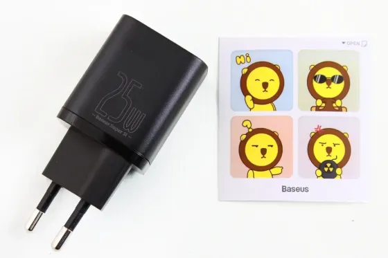 Зарядное устр-во QC 220В 25 Вт Type-C Baseus Super Si  черный Винница