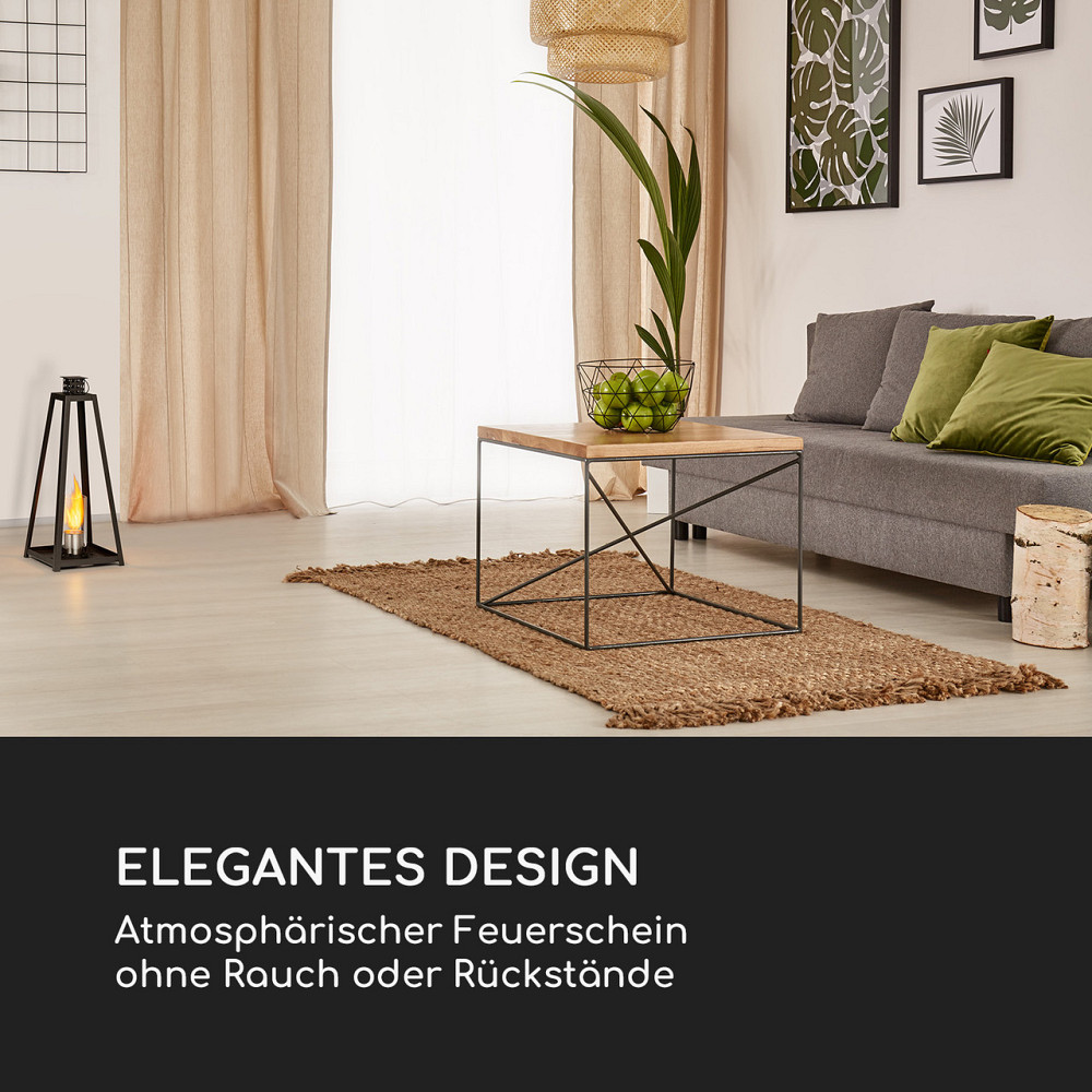 Еталоловий ліхтар Fiamme Triangolo, 2 пальники з неіржавкої сталі, 0,3 літра, час горіння 4 години, чорний Рівне - фото 3