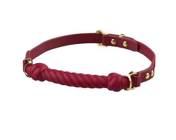Кляп в форме жгута с узлами UPKO Desire for Mouth Bondage Collection, красный Sex Aura Киев