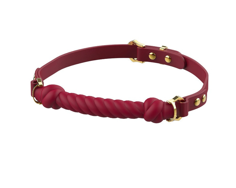 Кляп в форме жгута с узлами UPKO Desire for Mouth Bondage Collection, красный Sex Aura Киев - изображение 3