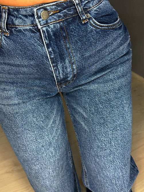 Джинси жіночі Its Basic 3992-2 flare супер кльош широкі сині, синій, 38, 38, 74 см, 103 см Київ - фото 7