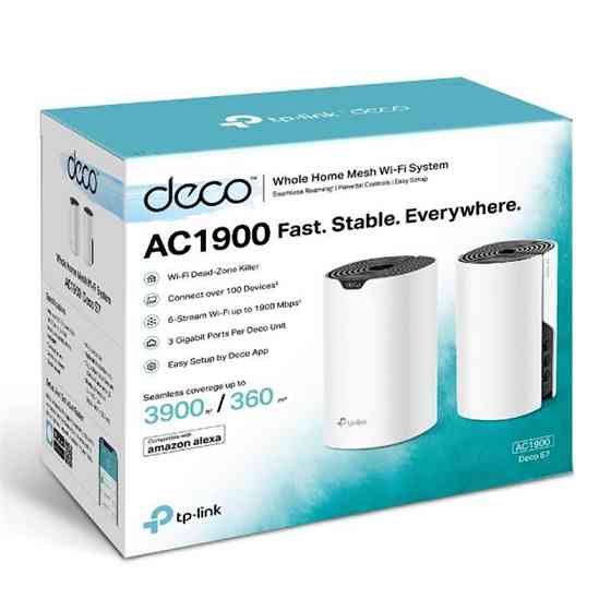 Комплект із двох Mesh Wi-Fi маршрутизаторів TP-Link Deco S7 (2-pack) white Харків