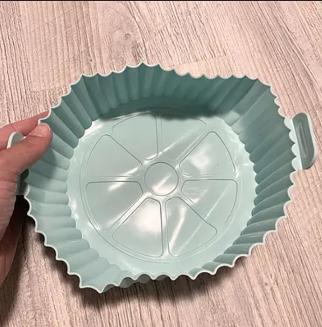 Силіконова форма для запікання SF 7-2674, кругла 17×5×20 см з ручками, термостійка для аерогрилю Одеса - фото 6