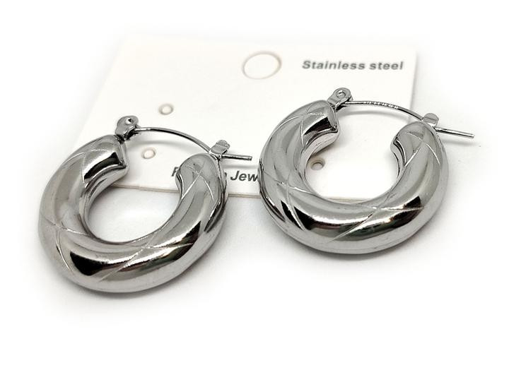 Серьги женские серебристые Киев - изображение 1