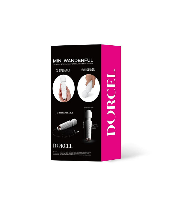 Минивибромассажер Dorcel Wand Mini Wanderful White Sex Aura Киев - изображение 6