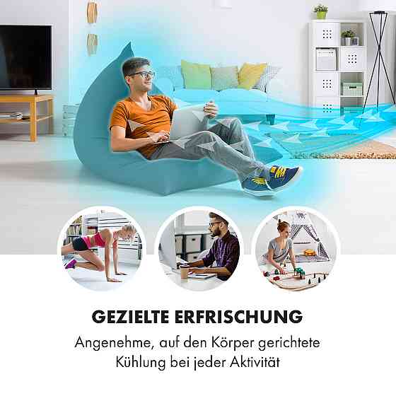 Rotator 4-в-1 вентилятор повітроохолоджувача повітря очисник повітря 396 м3/год 
            
                 110 Вт 
                 Бак: 7 Рівне