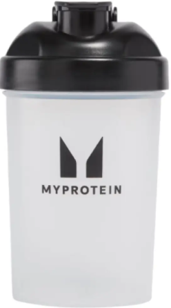 Шейкер Myprotein Plastic Shaker 600ml прозорий чорний Київ