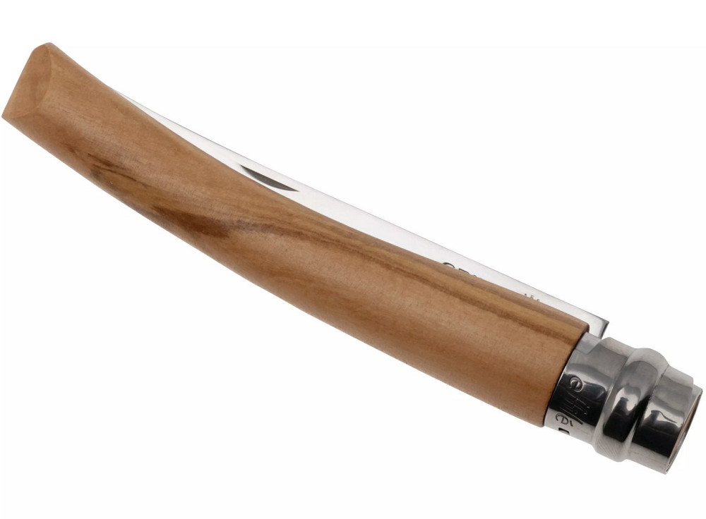 Кухонний ніж філейний складаний Opinel No.10 «Slim Olive» (002562) Нержавіюча сталь Нововолинськ - фото 6
