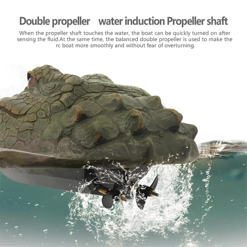 Катер крокодил, р/у плавающая голова крокодила, игрушка с имитацией головы крокодила Flytec V002 2,4G Киев - изображение 3