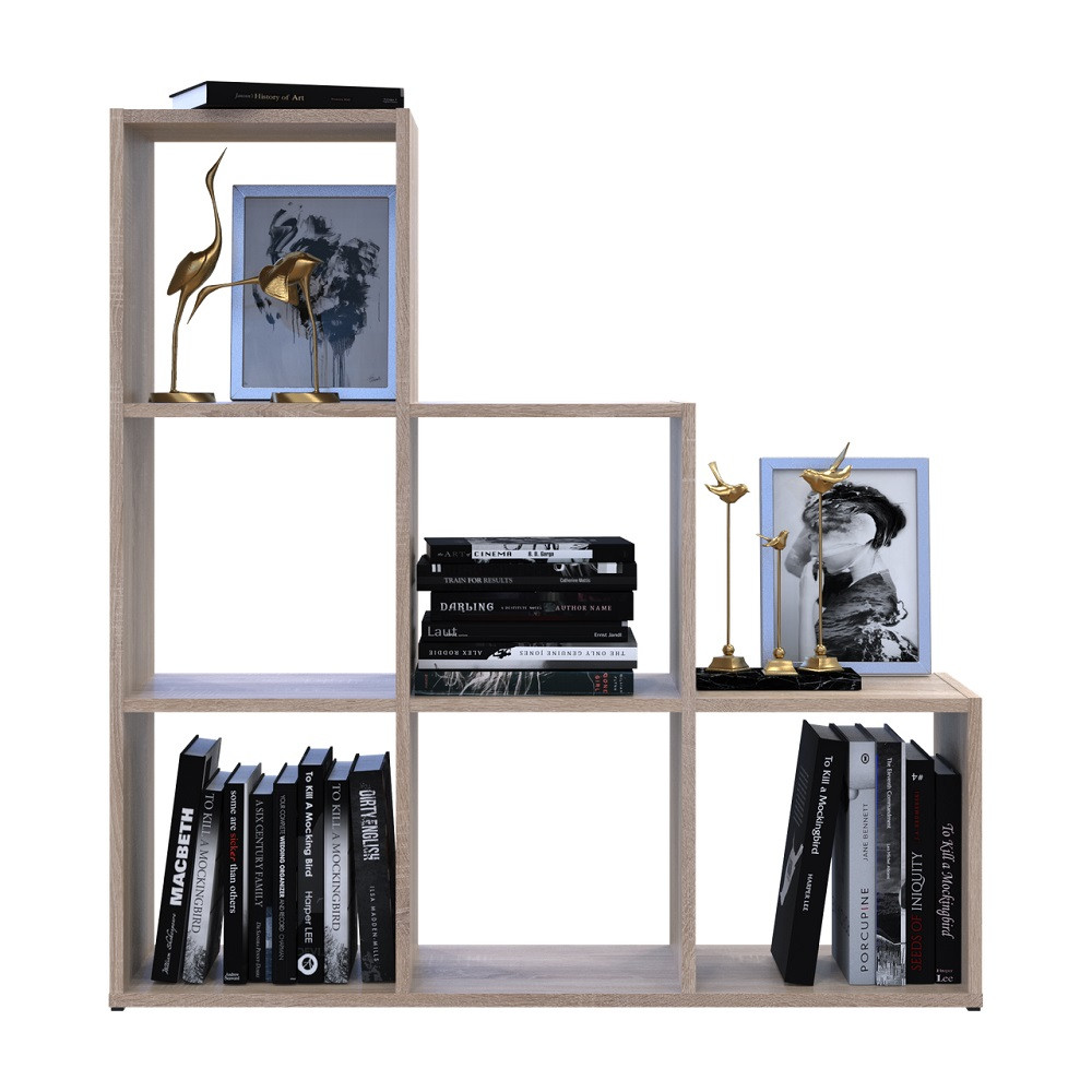 Стелаж Doros Степ 3х3 Дуб сонома відкритий 102.6х28.8х106.1 DRS-011765 (41516160) Дніпро - фото 3