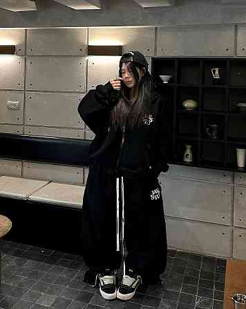 Женский теплый оверсайз костюм двойка Трехнитка на флисе Одесса