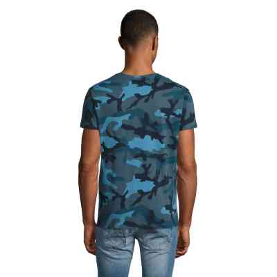 Футболка Sol's Camo men синій камо L (01188536L) Винница
