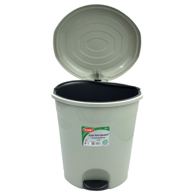 Контейнер для сміття Planet Household №3 з педаллю сірий 12 л (10341) Вінниця - фото 3