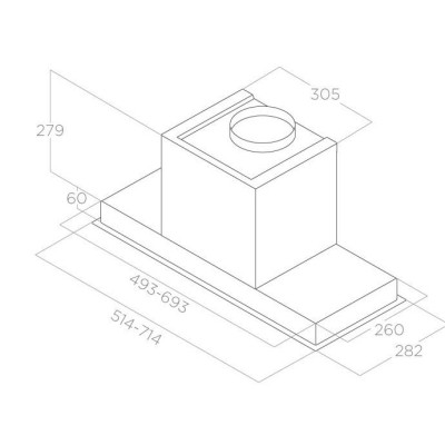 Вытяжка кухонная Elica HIDDEN 2.0 IXGL/A/72 Винница - изображение 7
