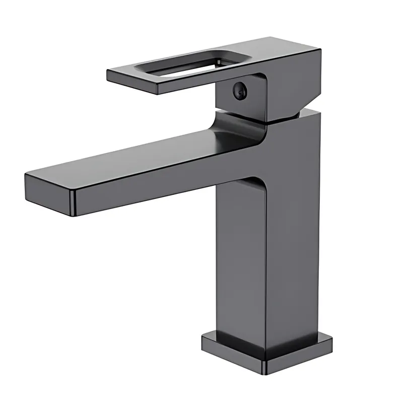 Смеситель для умывальника Haiba Kant 001 Graphite Латунь/цвет графит (HB9664) Черновцы - изображение 2