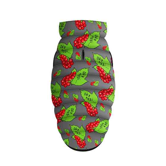 Курточка для собак WAUDOG Clothes малюнок "Каліна", XS22, В 33-36 см, C 19-22 см Вінниця