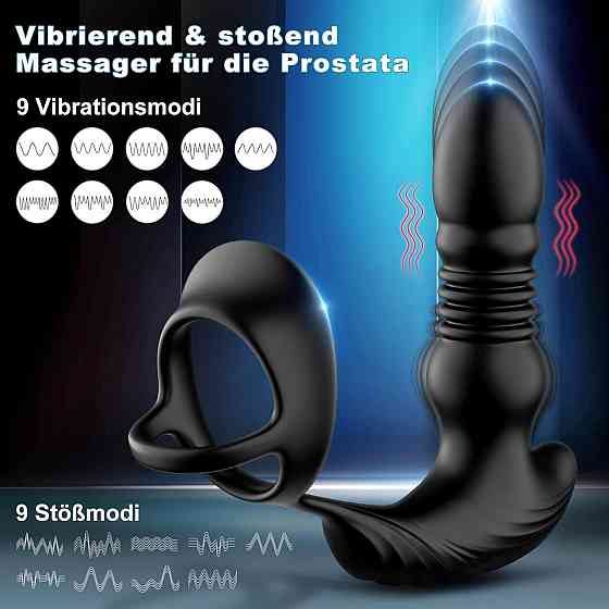 Zaddic Prostate Анальний вагінальний і клітор стимулюючий керований акумуляторний вібратор Дніпро