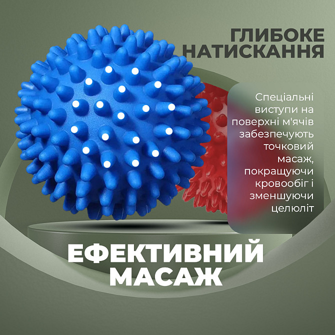 Набір масажних м'ячів PowerPlay PP-4341 Massage Ball (набір 2 шт.) Каменское - изображение 9