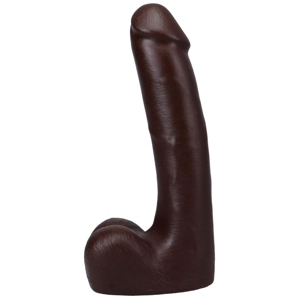 Фалоімітатор Doc Johnson The Realistic Cock ULTRASKYN - 9 Inch with Balls Chocolate Sex Aura Київ - фото 2